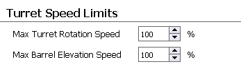 Turret Speed Limits