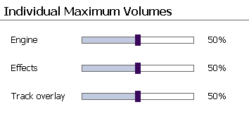 Individual Maximum Volume Settings in OP Config